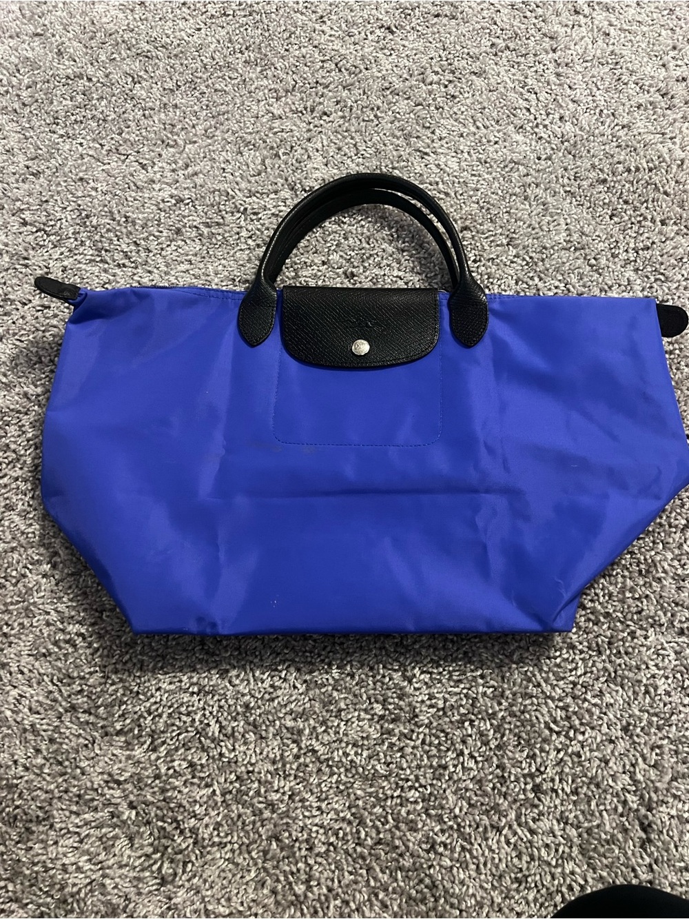 Longchamp Le Pliage Classic Large Tote Bag in Electric Blue